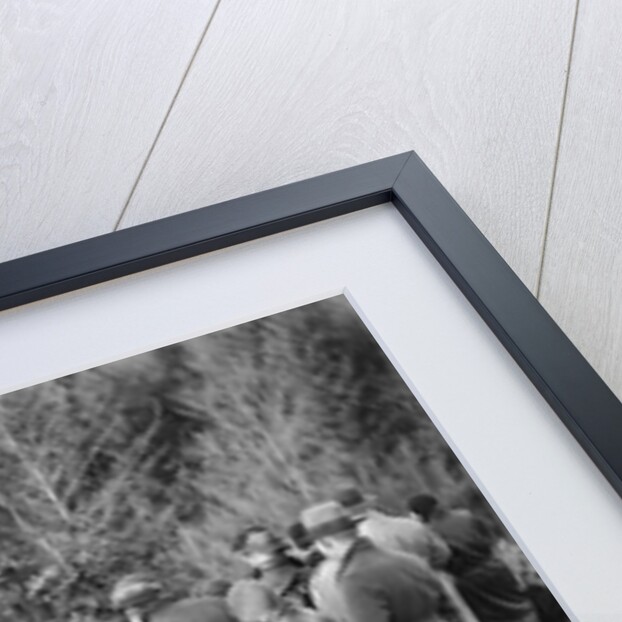 KHL Seaton's Ford Model A saloon receiving a push in the Inter-Varsity Trial, 1930 by Bill Brunell