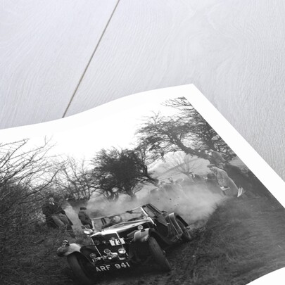 Riley of C Beddow at the Sunbac Colmore Trial, near Winchcombe, Gloucestershire, 1934 by Bill Brunell