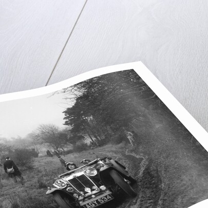 MG Magna of AJV Merritt at the Sunbac Colmore Trial, near Winchcombe, Gloucestershire, 1934 by Bill Brunell