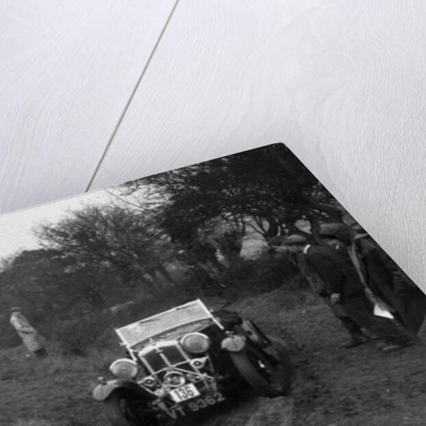 Wolseley Hornet of AK Hunt at the Sunbac Colmore Trial, near Winchcombe, Gloucestershire, 1934 by Bill Brunell