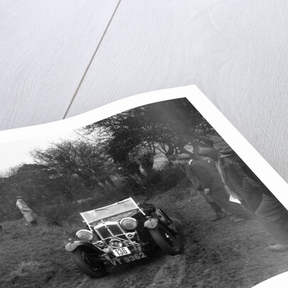 Wolseley Hornet of AK Hunt at the Sunbac Colmore Trial, near Winchcombe, Gloucestershire, 1934 by Bill Brunell