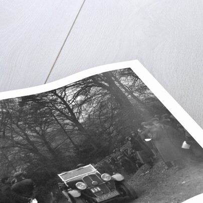 Triumph of RL Bellamy climbing Nailsworth Ladder, Sunbac Colmore Trial, Gloucestershire, 1934 by Bill Brunell