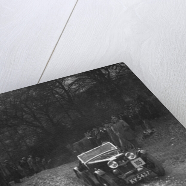 MG J2 of Mrs MM Riley climbing Nailsworth Ladder, Sunbac Colmore Trial, Gloucestershire, 1934 by Bill Brunell