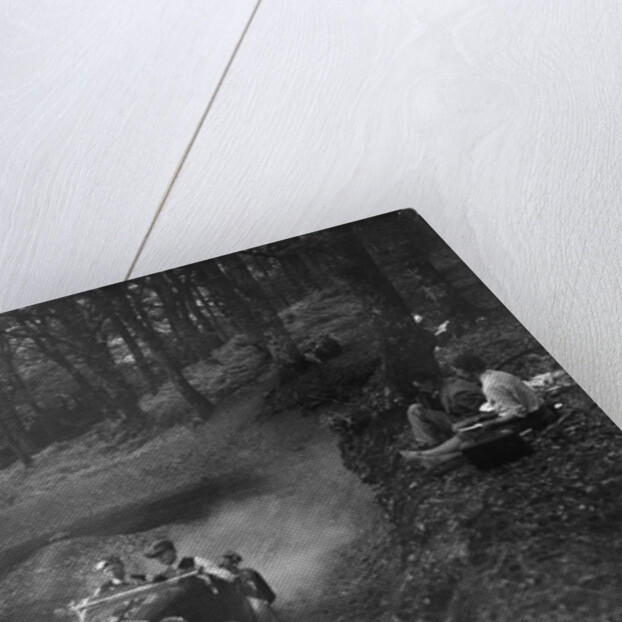 Wolseley Hornet of WAV Davis, B&HMC Brighton-Beer Trial, Fingle Bridge Hill, Devon, 1934 by Bill Brunell