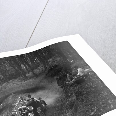 Wolseley Hornet of WAV Davis, B&HMC Brighton-Beer Trial, Fingle Bridge Hill, Devon, 1934 by Bill Brunell