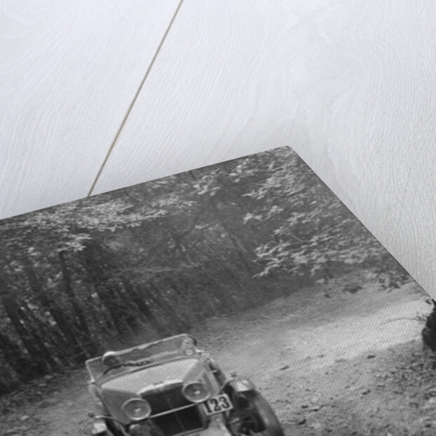 MG J2 competing in the B&HMC Brighton-Beer Trial, Fingle Bridge Hill, Devon, 1934 by Bill Brunell