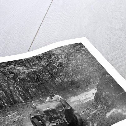MG Magna competing in the B&HMC Brighton-Beer Trial, Fingle Bridge Hill, Devon, 1934 by Bill Brunell