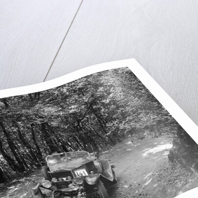 Windsor of CC Bliss competing in the B&HMC Brighton-Beer Trial, Fingle Bridge Hill, Devon, 1934 by Bill Brunell