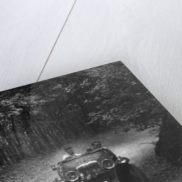MG J2 competing in the B&HMC Brighton-Beer Trial, Fingle Bridge Hill, Devon, 1934 by Bill Brunell