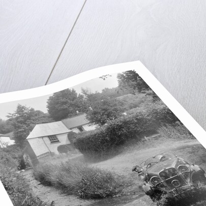 Singer competing in the B&HMC Brighton-Beer Trial, Windout Lane, near Dunsford, Devon, 1934 by Bill Brunell