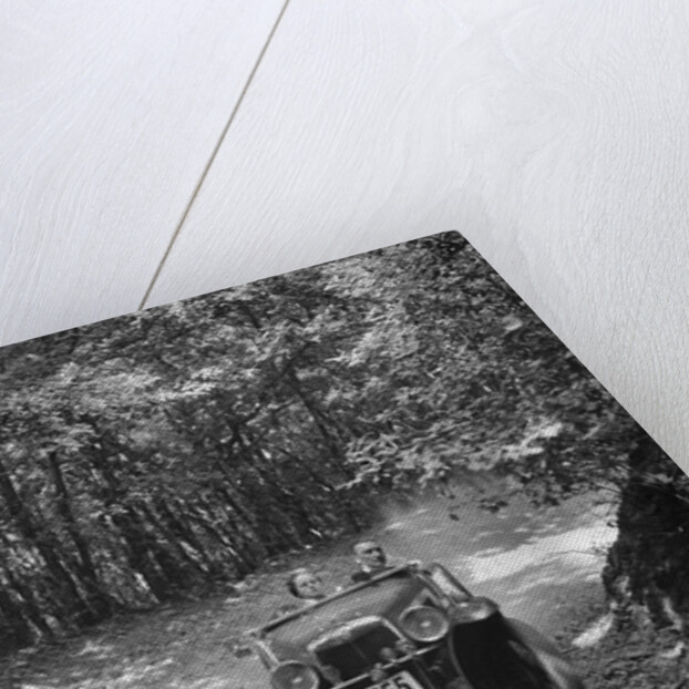 MG J2 competing in the B&HMC Brighton-Beer Trial, Fingle Bridge Hill, Devon, 1934 by Bill Brunell