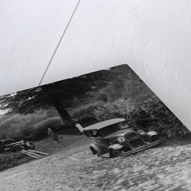 Ford Model A of JW Robbins fording the River Exe at Yealscombe, Devon, JCC Lynton Trial, 1932 by Bill Brunell