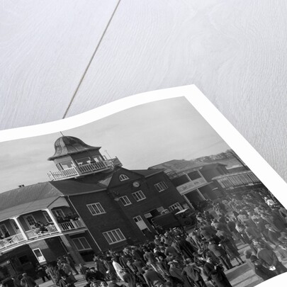 BARC race meeting, Brooklands, 1930 by Bill Brunell