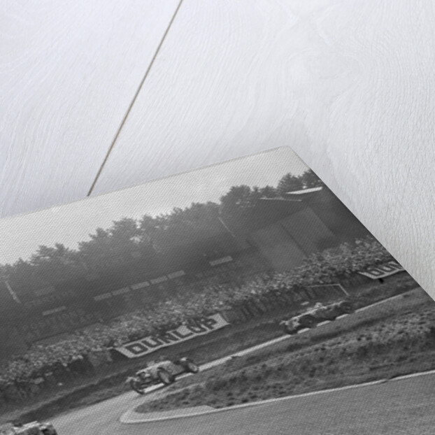 LG Johnson's Frazer-Nash BMW 328 leading two MG PBs, Imperial Trophy, Crystal Palace, 1939 by Bill Brunell