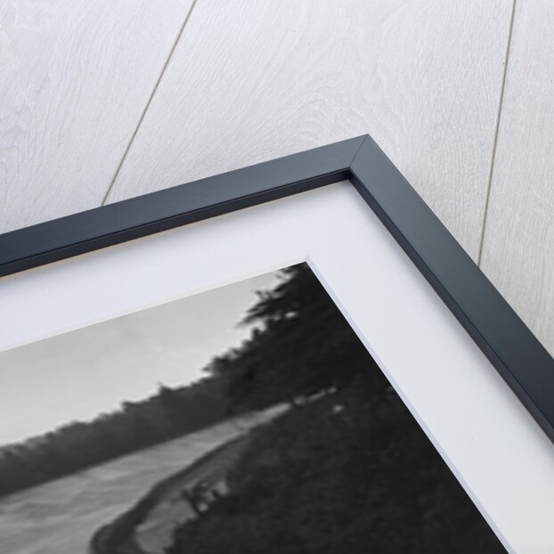 Frazer-Nash and Frazer-Nash BMW racing on the banking at Brooklands, 1938 or 1939 by Bill Brunell