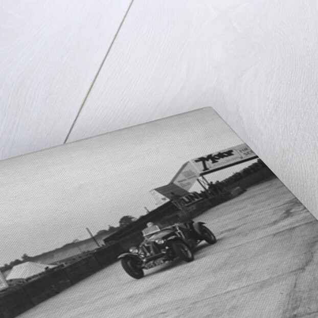 Alfa Romeo racing at Brooklands, 1938 or 1939 by Bill Brunell