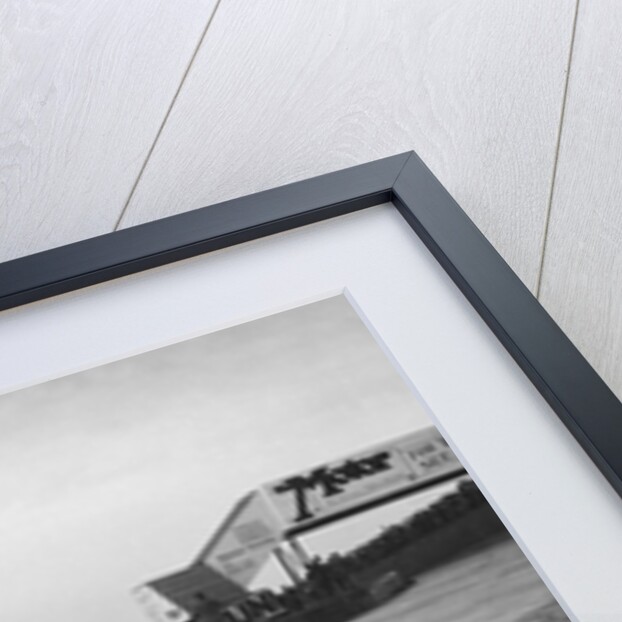 Alfa Romeo racing at Brooklands, 1938 or 1939 by Bill Brunell