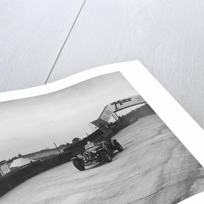 Alfa Romeo racing at Brooklands, 1938 or 1939 by Bill Brunell