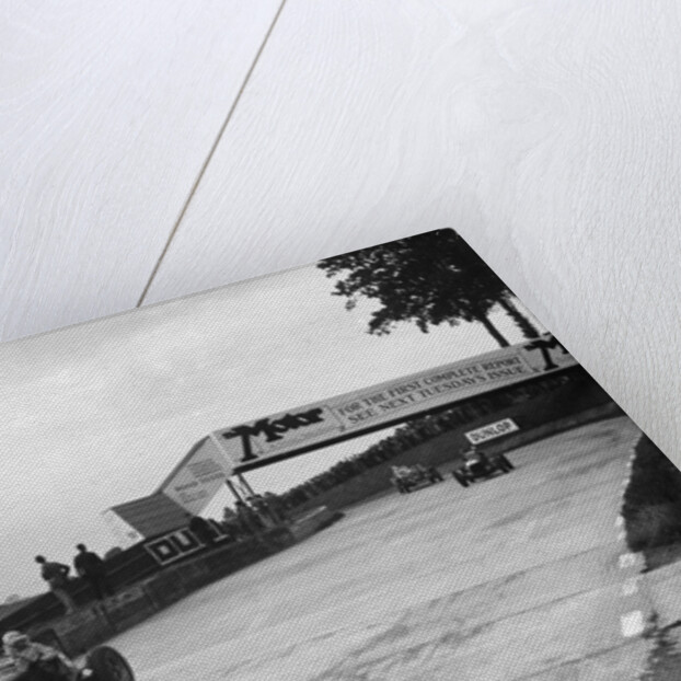 Maserati and Alfa Romeo racing at Brooklands, 1938 or 1939 by Bill Brunell