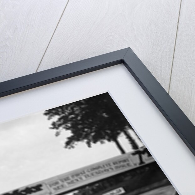 Maserati and Alfa Romeo racing at Brooklands, 1938 or 1939 by Bill Brunell