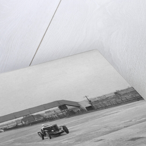 Talbot 95 Special of GA Wooding racing at Brooklands, 1938 or 1939 by Bill Brunell