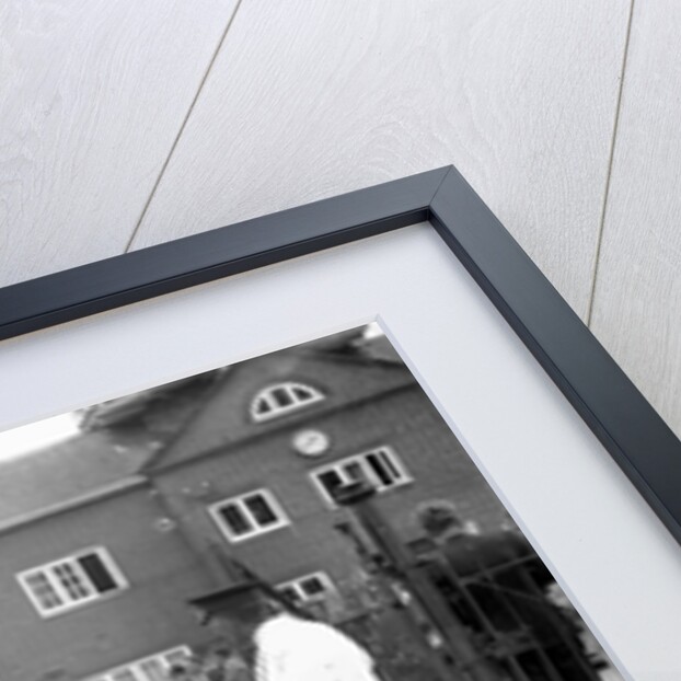 Bentley at Brooklands, 1938 or 1939 by Bill Brunell