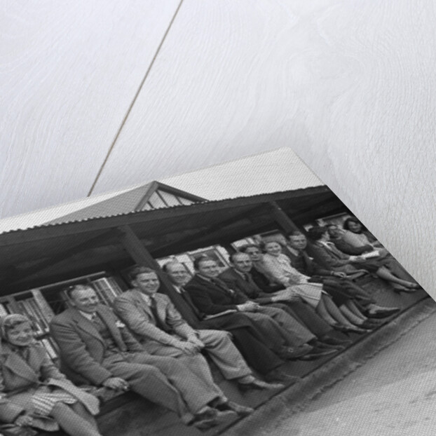 BARC race meeting, Brooklands, 1930 by Bill Brunell