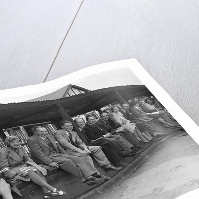 BARC race meeting, Brooklands, 1930 by Bill Brunell