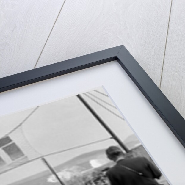 CK Mortimer's Alta with twin rear wheels on the start line at the Lewes Speed Trials, Sussex, 1938 by Bill Brunell