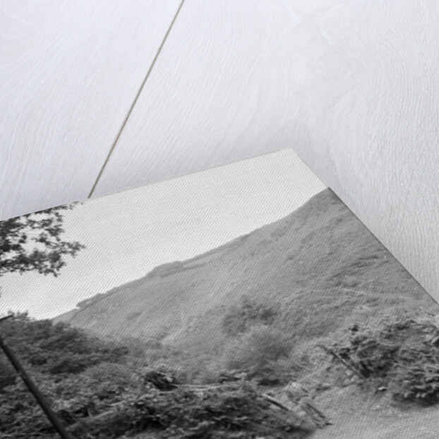 1934 Riley Falcon saloon taking part in a motoring trial in Devon, late 1930s by Bill Brunell