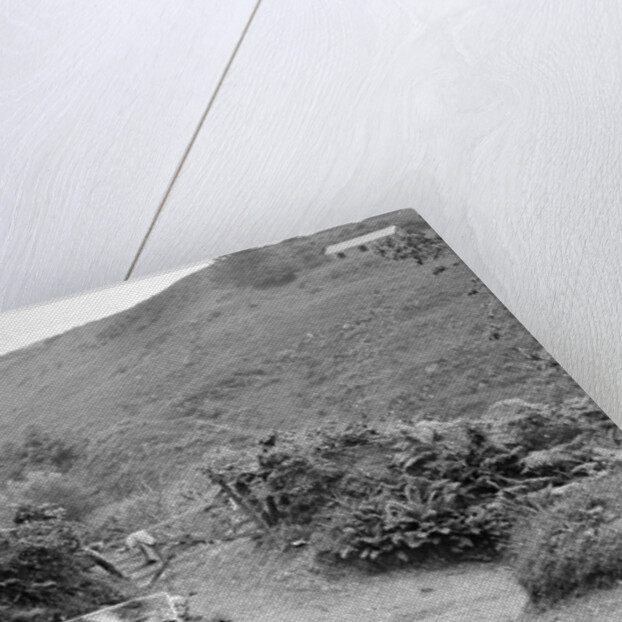 MG Magnette taking part in a motoring trial in Devon, late 1930s by Bill Brunell