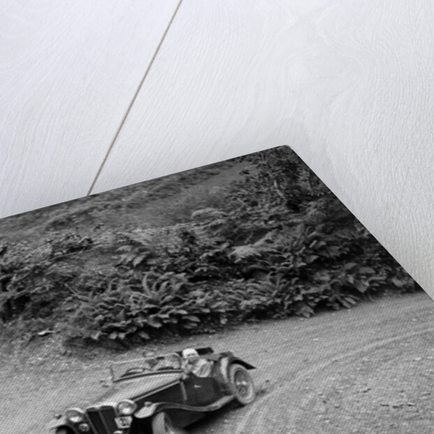 1935 MG PB taking part in a motoring trial in Devon, late 1930s by Bill Brunell