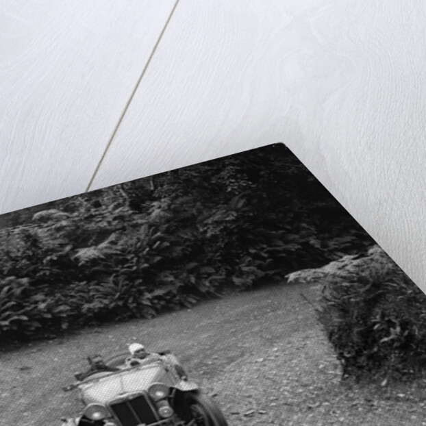 AH Langley's 1935 MG Magnette/Magna of the Three Musketeers team, Devon, late 1930s by Bill Brunell