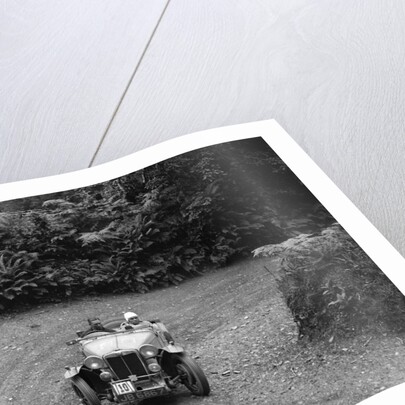 AH Langley's 1935 MG Magnette/Magna of the Three Musketeers team, Devon, late 1930s by Bill Brunell