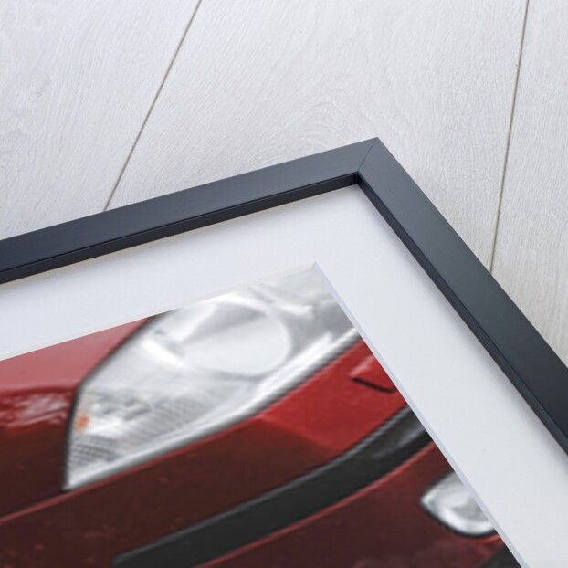 Car driving through flood by Unknown