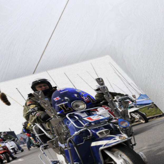Group of Mods on their Scooters at Mudeford 2008 by Unknown