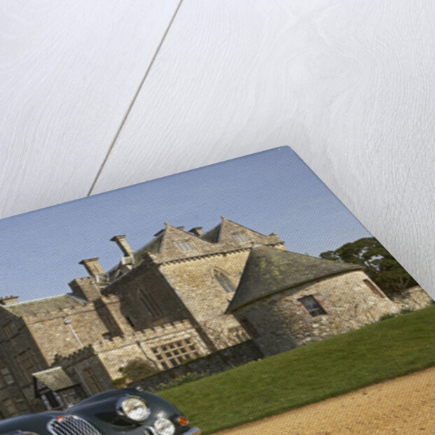 1954 Jaguar XK140 outside Palace House, Beaulieu by Unknown