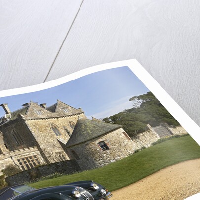 1954 Jaguar XK140 outside Palace House, Beaulieu by Unknown