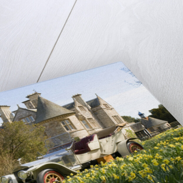 1909 Rolls Royce in front of Palace House, Beaulieu by Unknown