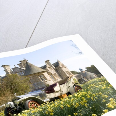 1909 Rolls Royce in front of Palace House, Beaulieu by Unknown