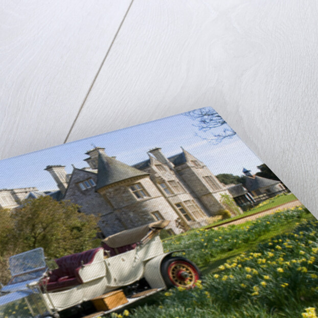 1909 Rolls Royce in front of Palace House, Beaulieu by Unknown