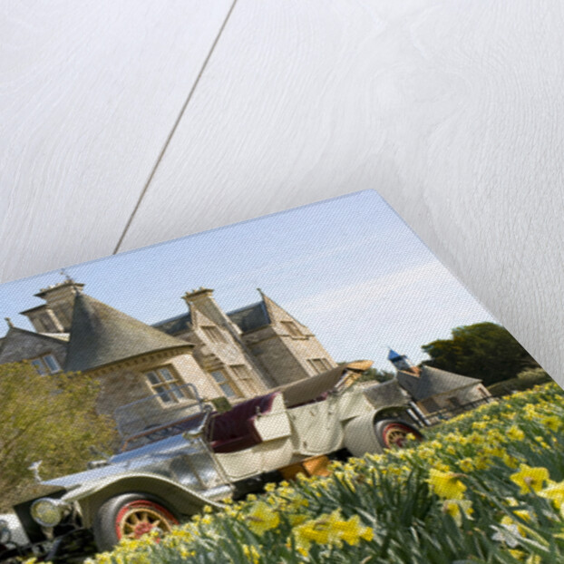 1909 Rolls Royce in front of Palace House, Beaulieu by Unknown