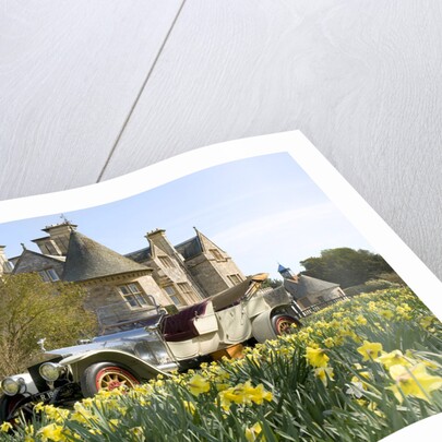 1909 Rolls Royce in front of Palace House, Beaulieu by Unknown