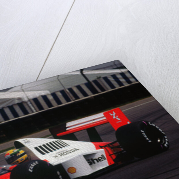 Ayrton Senna in the McLaren MP4-5 at 1989 British Grand Prix, Silverstone by Unknown