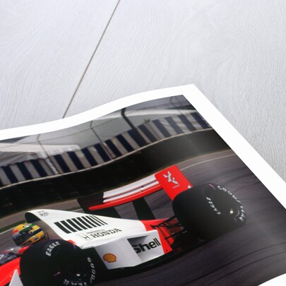 Ayrton Senna in the McLaren MP4-5 at 1989 British Grand Prix, Silverstone by Unknown