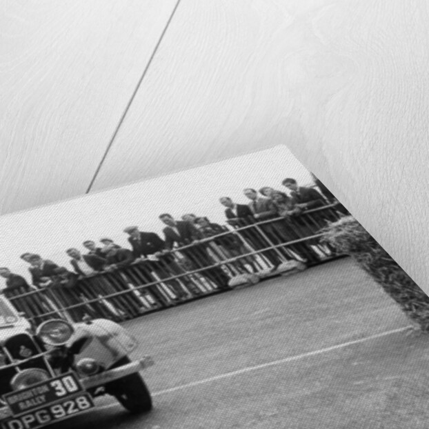 1937 Riley Lynx on the 1952 Brighton rally by Unknown