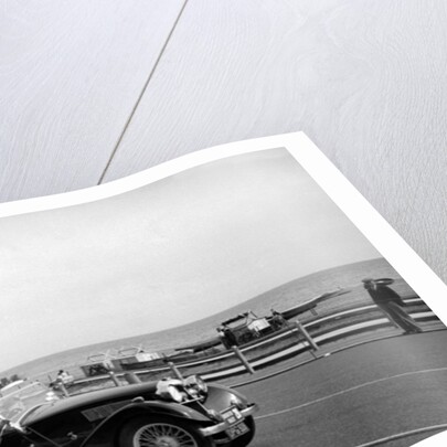 1937 Riley Lynx on the 1953 Brighton rally by Unknown