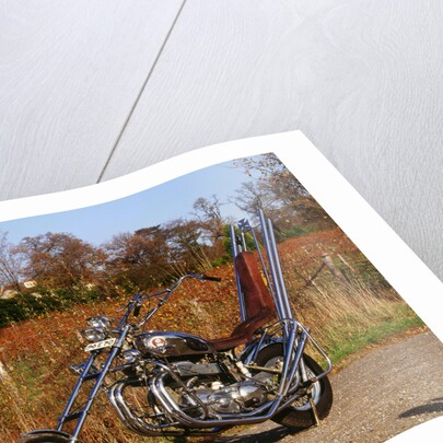 1958 Ariel Square 4 Chopper motorcycle by Unknown