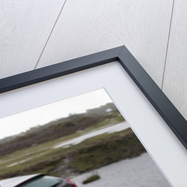 Ford Focus in flooded ditch after losing control on wet road 2012 by Unknown