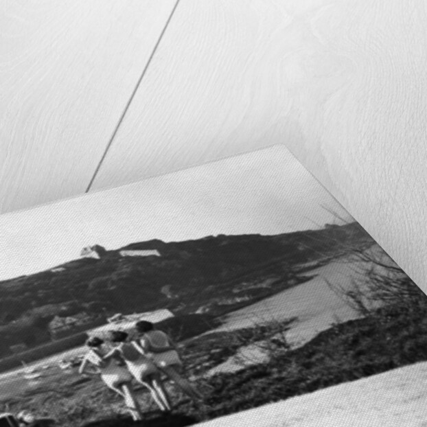 1932 Standard Little Nine saloon at Royal Bay, Jersey by Unknown